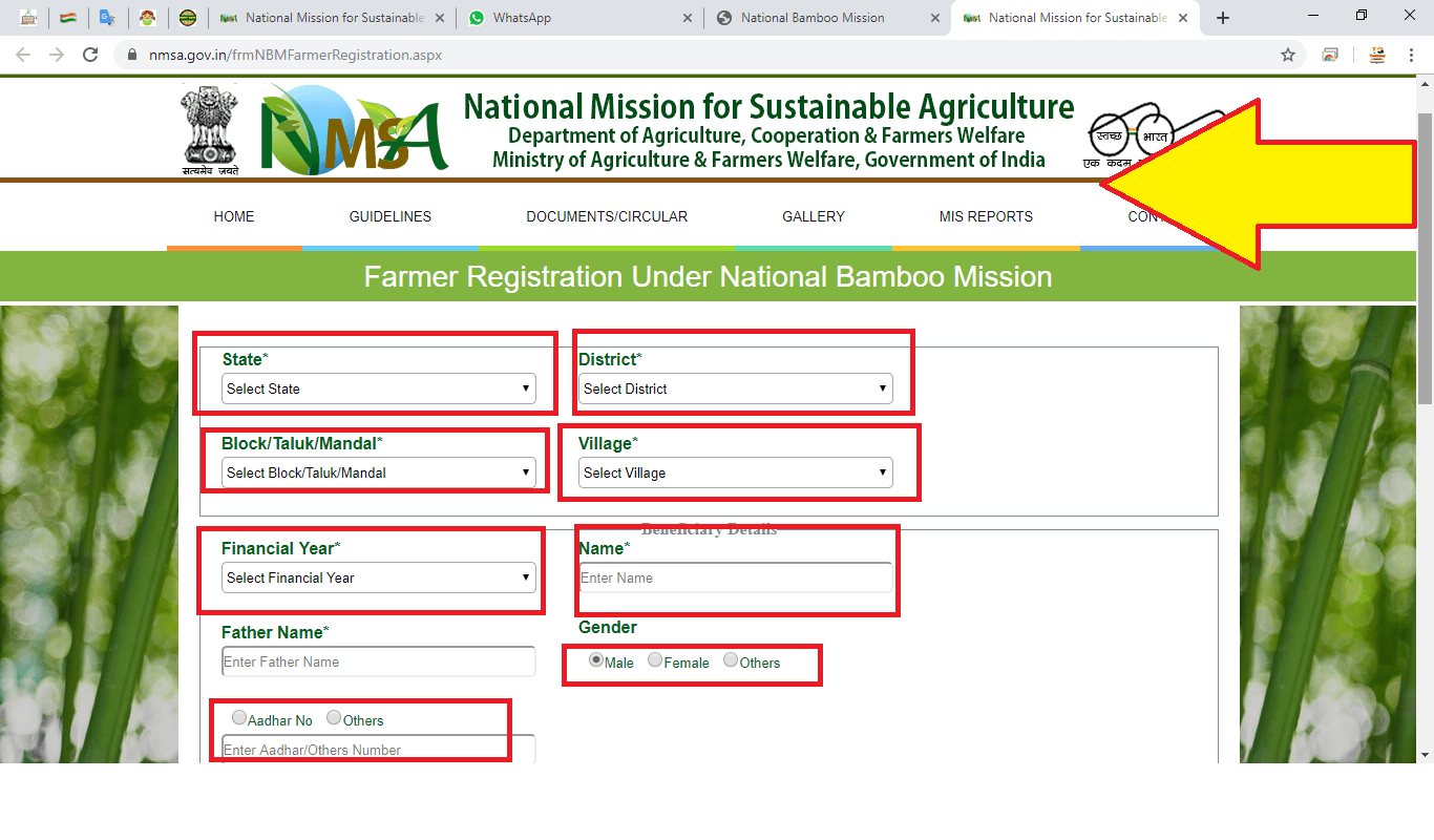 Pm National Bamboo Mission