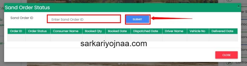 Apsand order status Check