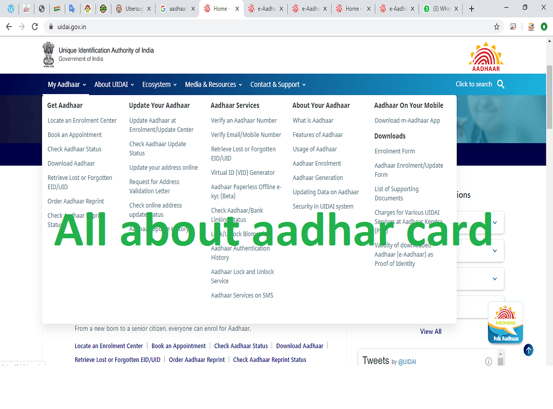 aadhar card download