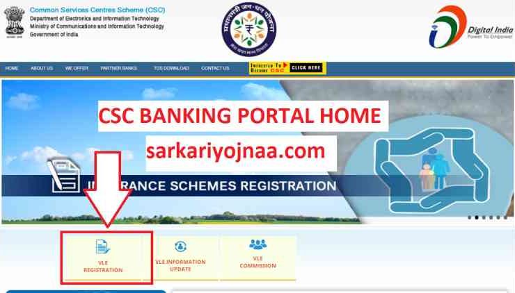 csc bank mitra registration