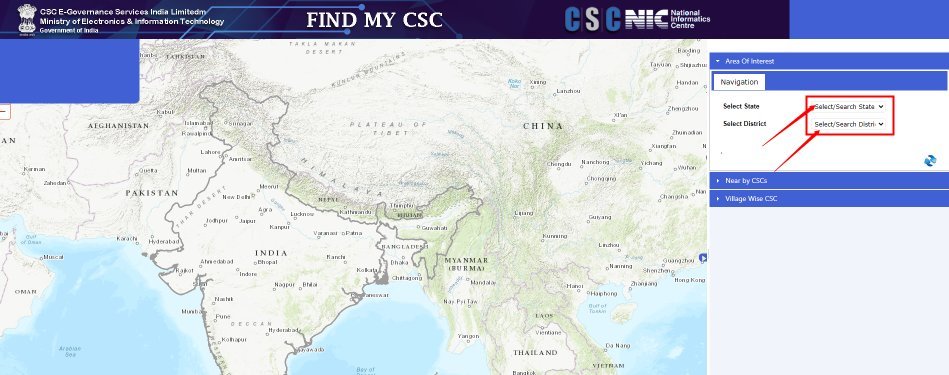 Find MY CSC eshram Portal