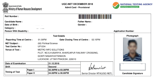 UGC NET Admit Card 2021 Exam Date, Hall Ticket Download | Application