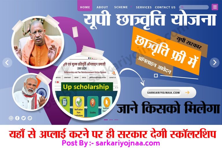 UP Scholarship 2024 छात्रवृत्ति scholarship.up.gov.in Check?