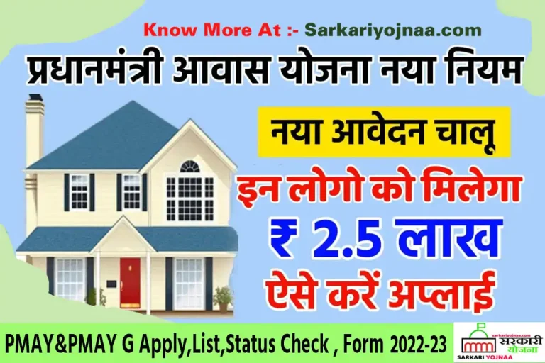 PMAY(U): PM Awas Yojana Status Check?, List, Form 2024?