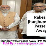 Rakesh Jhunjhunwala Passes Away