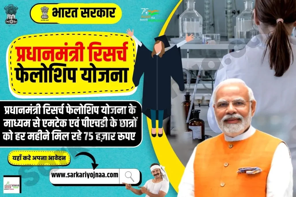 प्रधानमंत्री फेलोशिप योजना 2023, Prime Minister Fellowship Scheme 2023 PM Research Fellowship