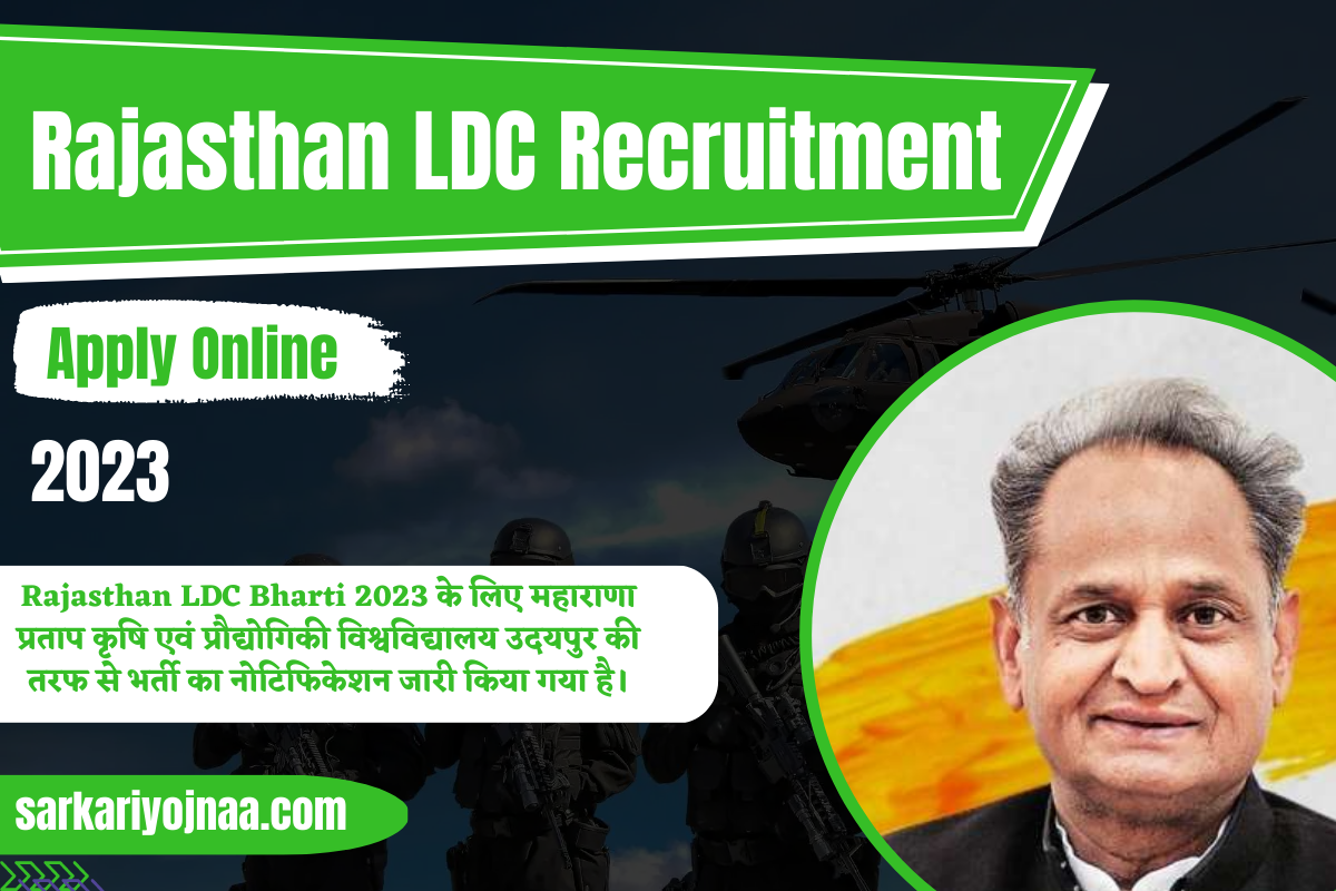 Rajasthan LDC Recruitment 2023 राजस्थान एलडीसी भर्ती