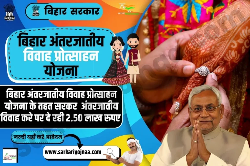Antarjatiya Vivah Protsahan Yojana 2023, बिहार अंतरजातीय विवाह प्रोत्साहन योजना