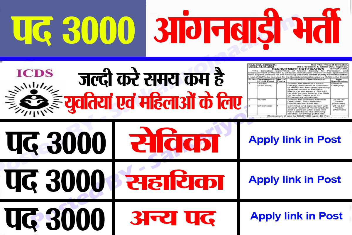  Bihar Anganwadi Recruitment 2023  Bihar Anganwadi Bharti
