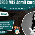 DRDO MTS Admit Card 2023 डीआरडीओ एमटीएस एडमिट कार्ड