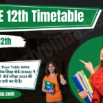 RBSE 12th Time Table 2023 : राजस्थान 12th टाइम टेबल