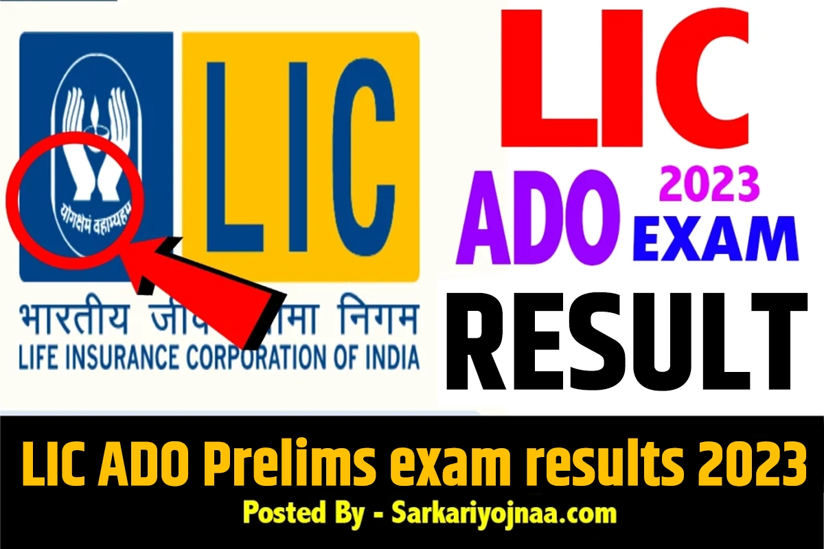 LIC ADO Prelims exam results 2023