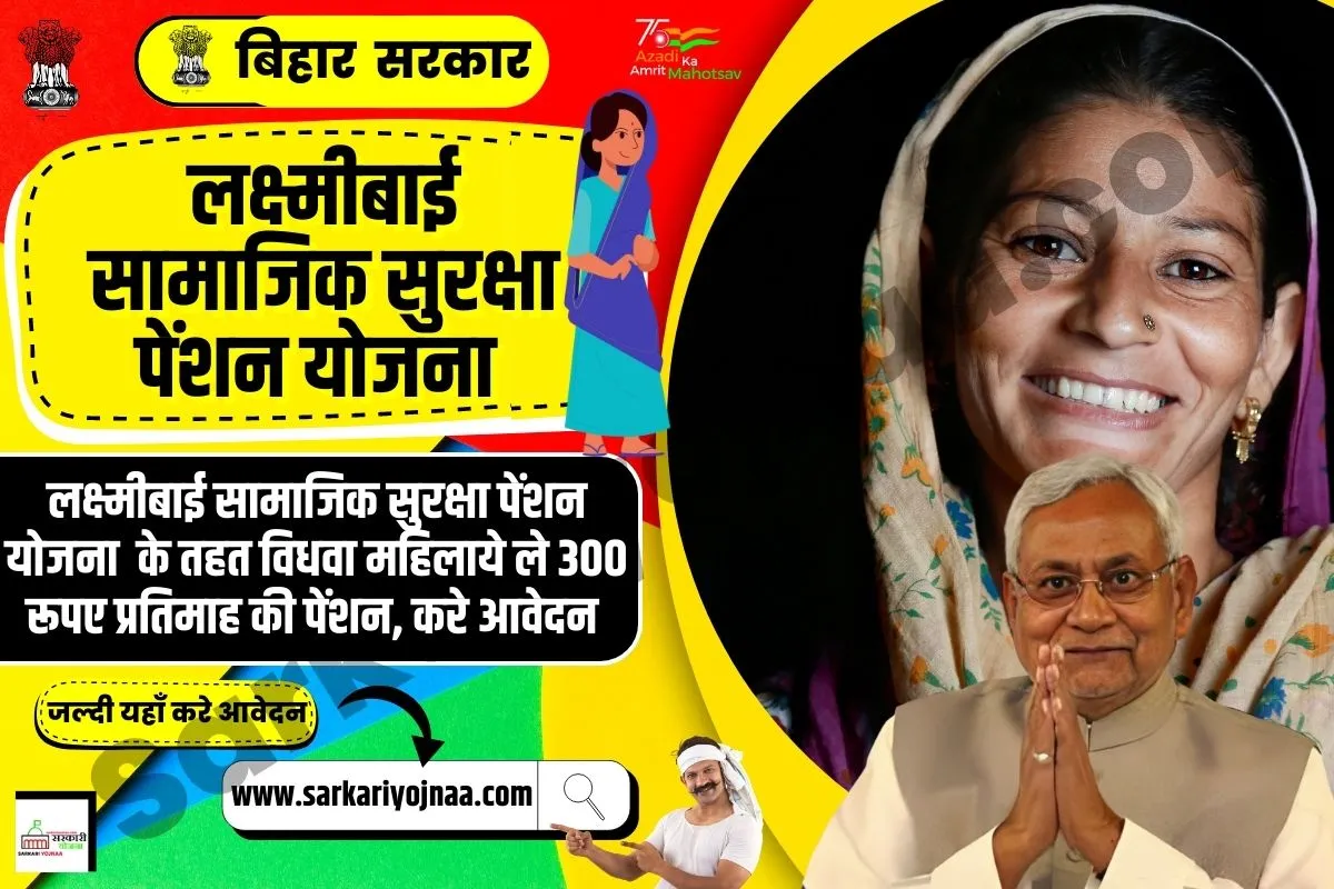 Lakshmibai Samajik Suraksha Pension Yojana, लक्ष्मीबाई सामाजिक सुरक्षा पेंशन योजना