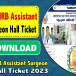 TN MRB Assistant Surgeon Hall Ticket 2023