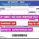 AP EAMCET 2023 Hall Ticket Download