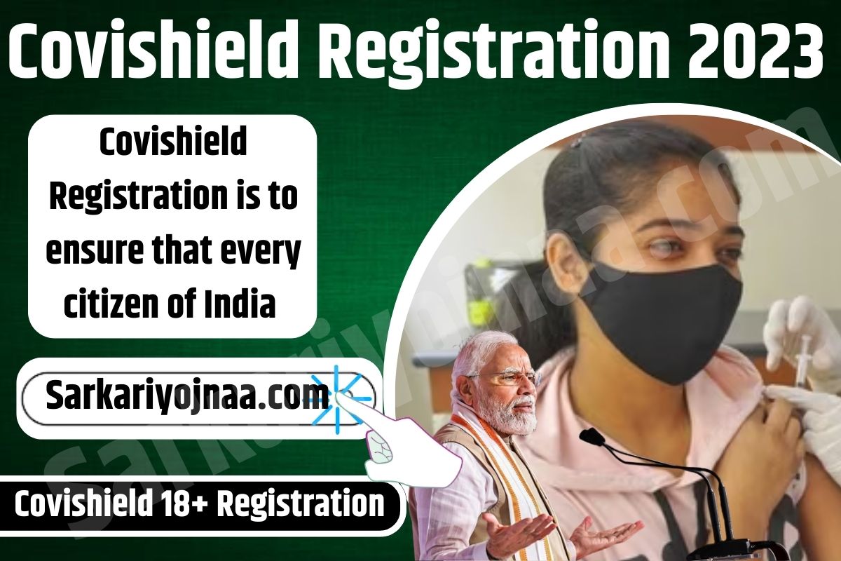 Covishield Registration 2023