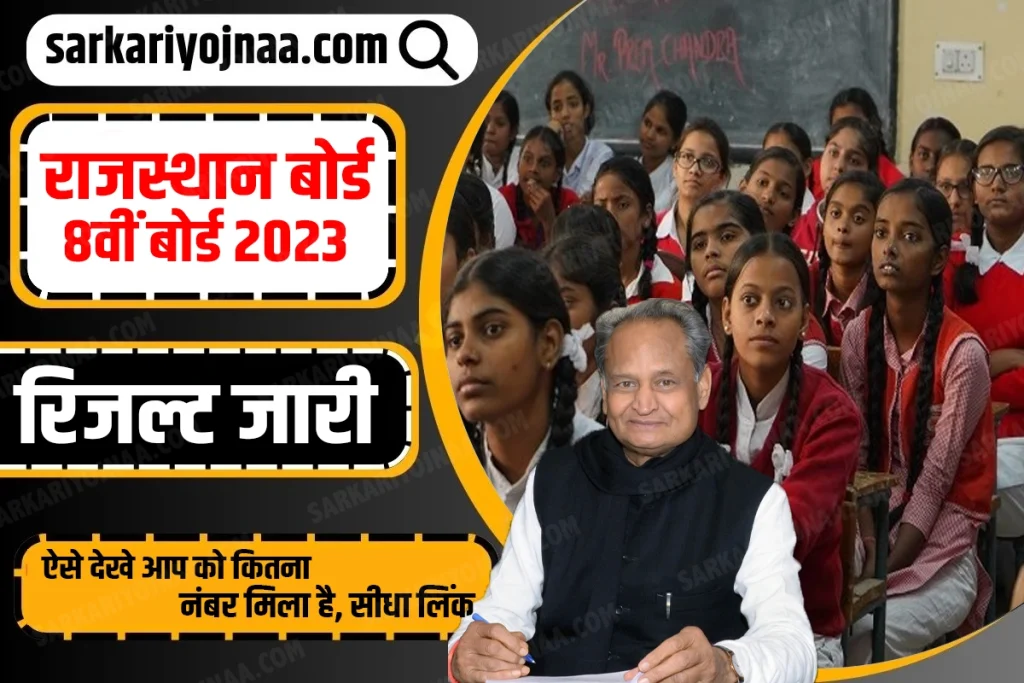 RBSE 8th Result 2023
