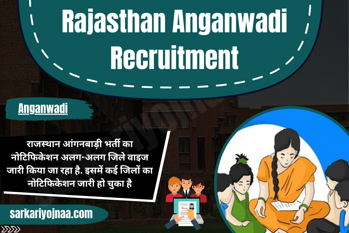 Rajasthan Anganwadi Recruitment 2023 राजस्थान आंगनबाड़ी भर्ती