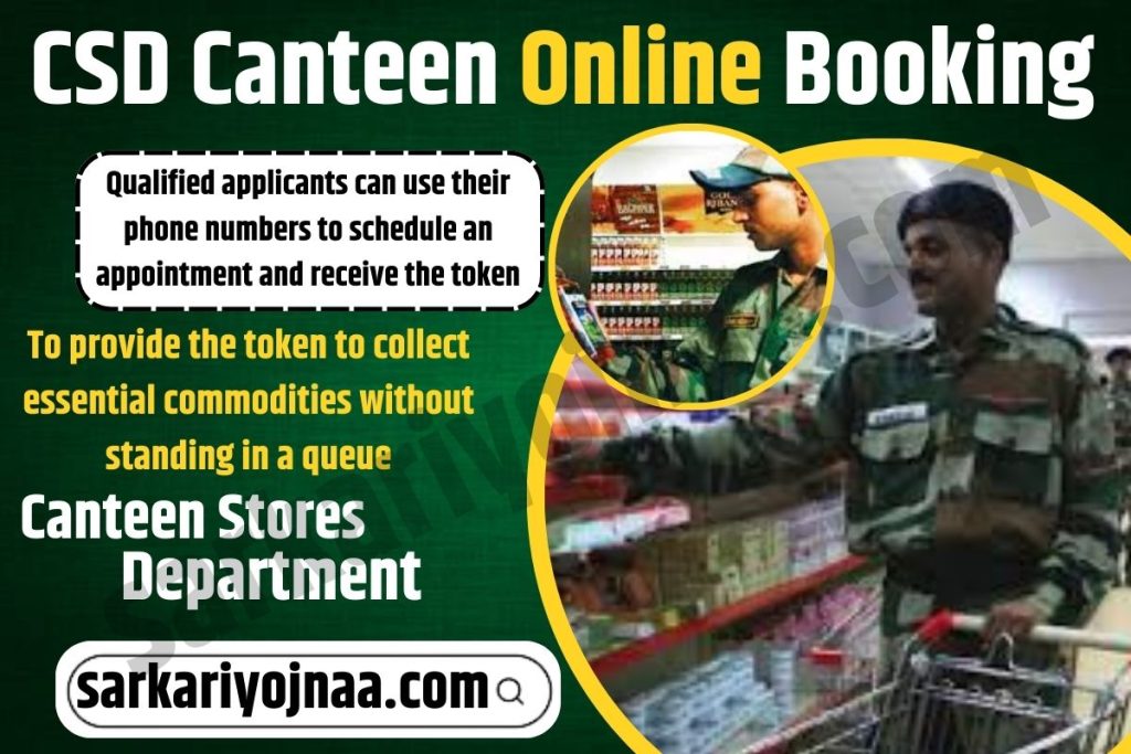 CSD Canteen Online Booking Book Your Token Appointment in Minutes