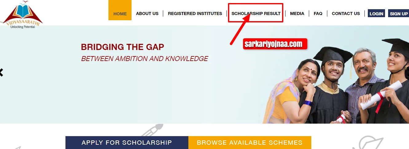 Scholarship Application Login