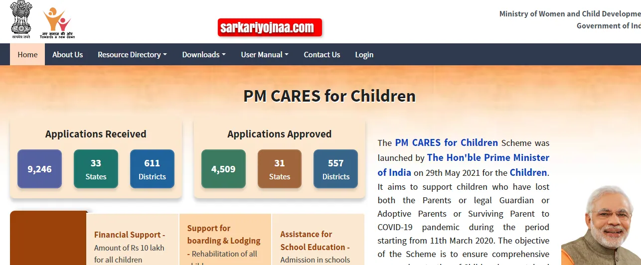 pm cares portal