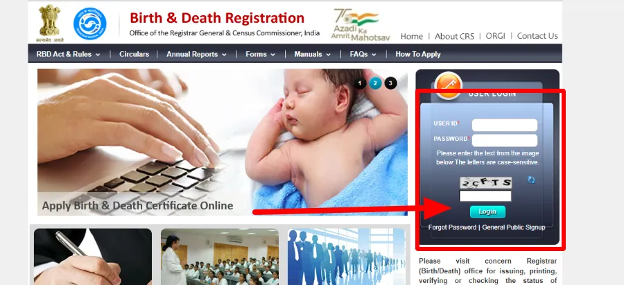 Please Register On Portal