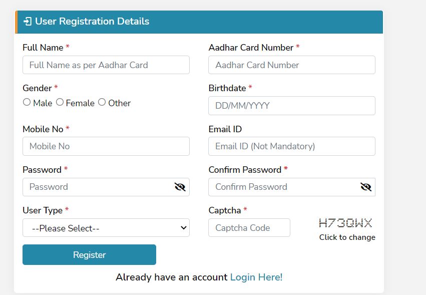 uwin card registration csc,