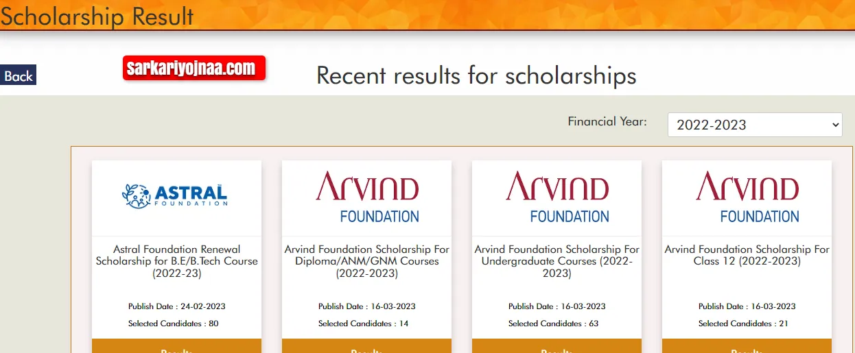 vidyasaarathi scholarship portal