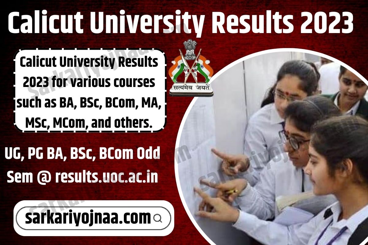 Calicut University Results 2023