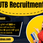 UTB Recruitment 2023 राजस्थान यूटीबी भर्ती 2023