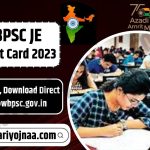 WBPSC JE Admit Card