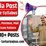 India Post Office Syllabus,post office exam date