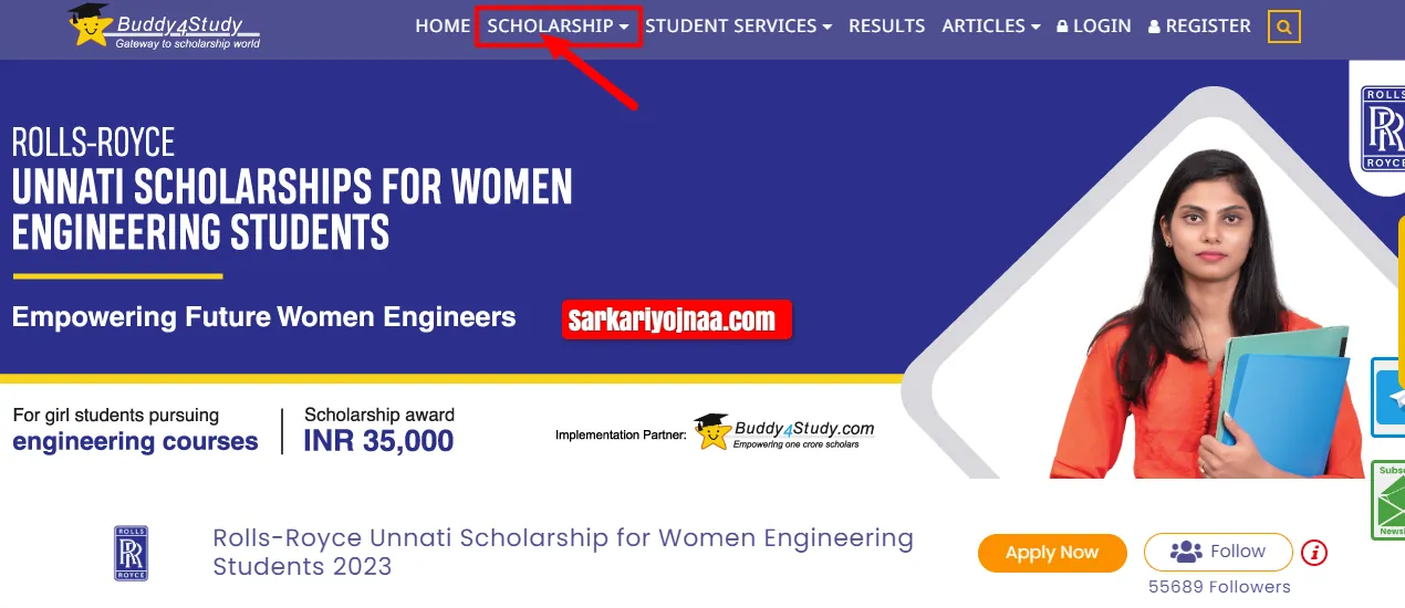 Rolls-Royce Unnati Scholarship,unnati scholarship 2023