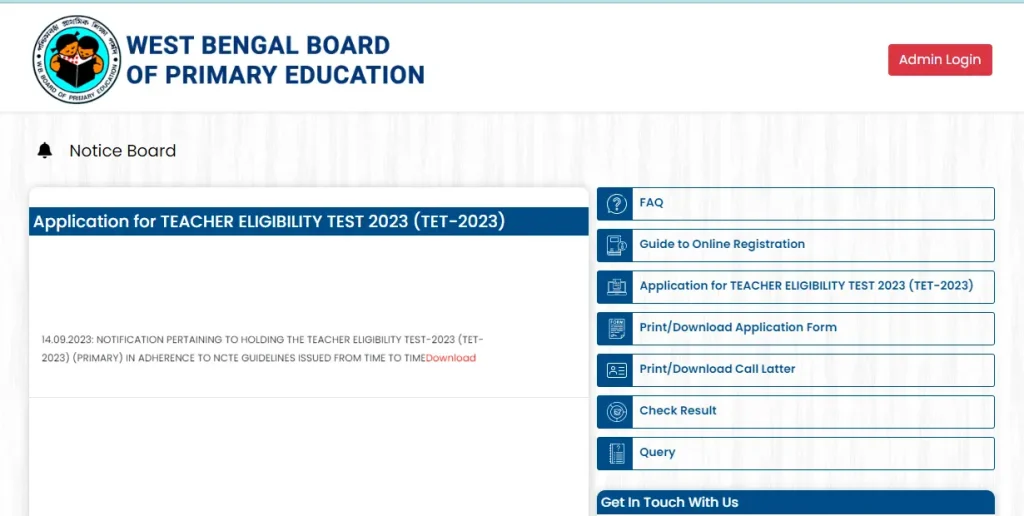 wb tet 2023 application