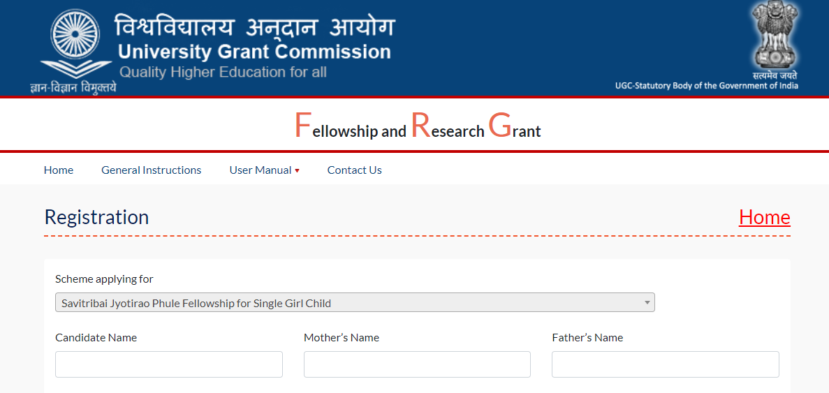 ugc fellowship portal,ugc scholarship apply online