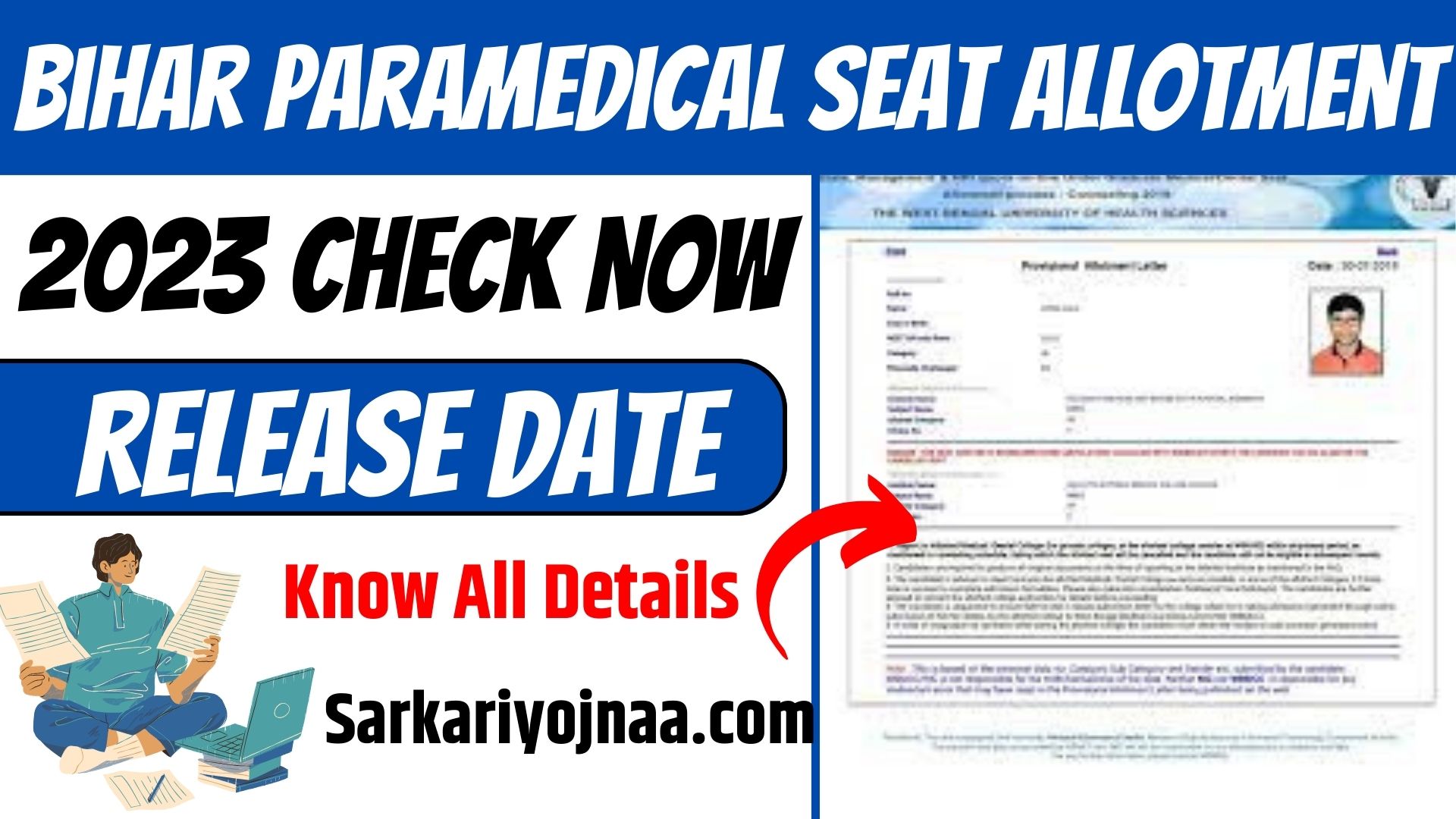 Bihar Paramedical Seat Allotment