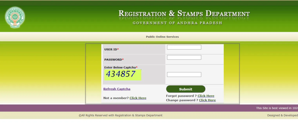 igrs andhra pradesh,AP Stamps And Registration