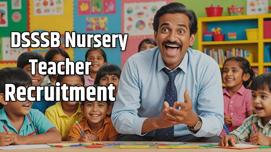 DSSSB Nursery Teacher Recruitment 2023