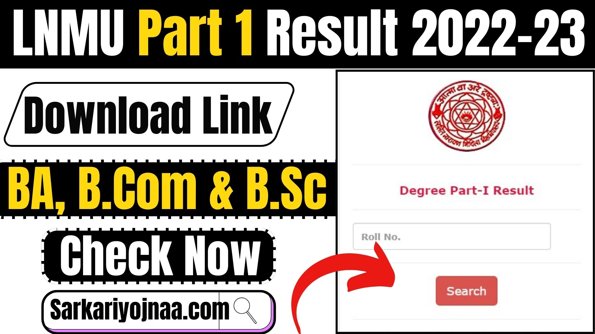 LNMU Part 1 Result 2022-25