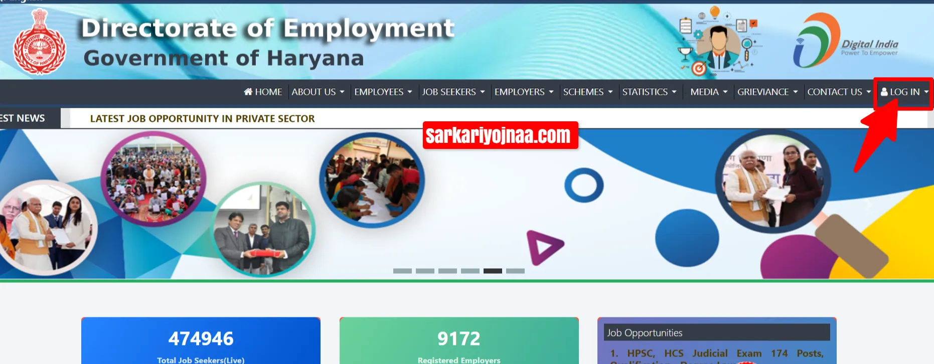 Haryana employment portal 2024