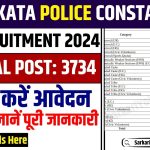 Kolkata Police Constable Recruitment 2024