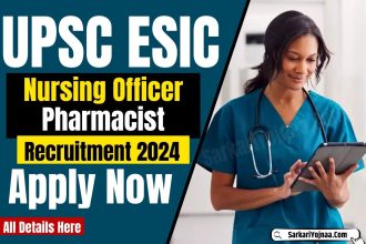 UPSC ESIC Nursing Officer Recruitment 2024