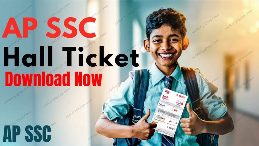 ssc board exam hall ticket 2024 ap