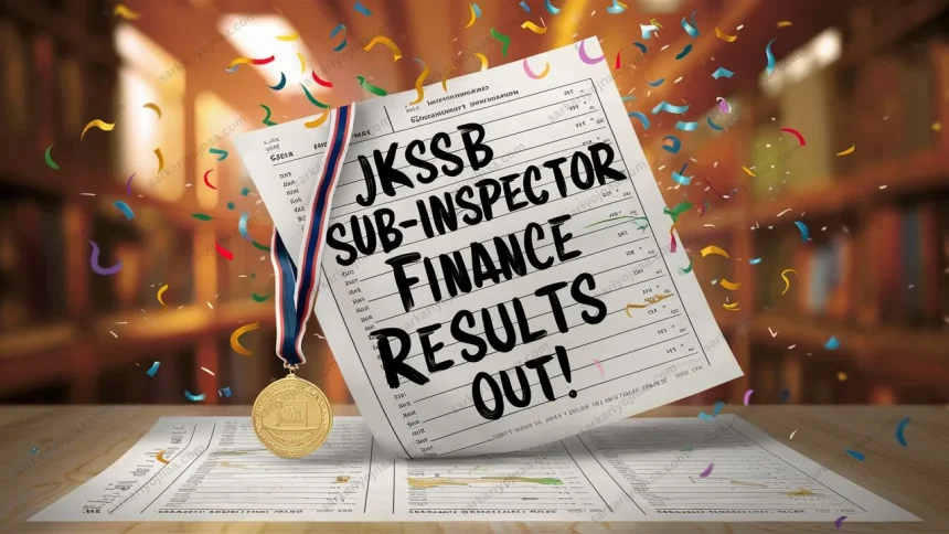 JKSSB Sub Inspector Finance Result