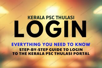 Kerala PSC Thulasi Login