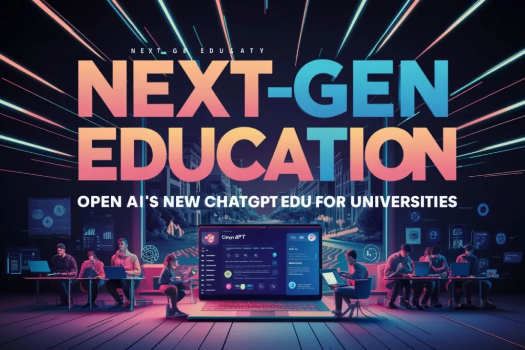 Next Gen Education Open AI New ChatGPT Edu
