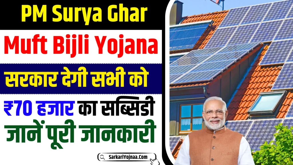 PM Surya Ghar Muft Bijli Yojana 2024