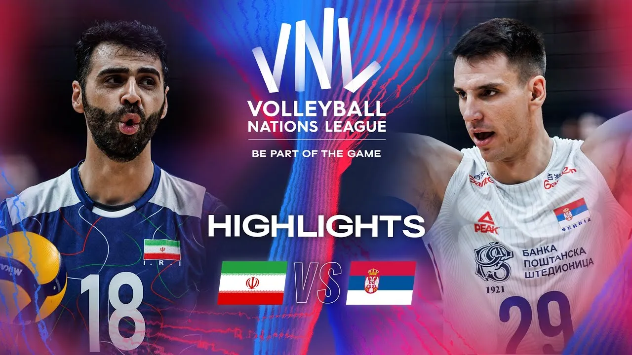 Serbia Iran volleyball match highlight