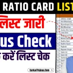 UP RATIO CARD LIST 2024