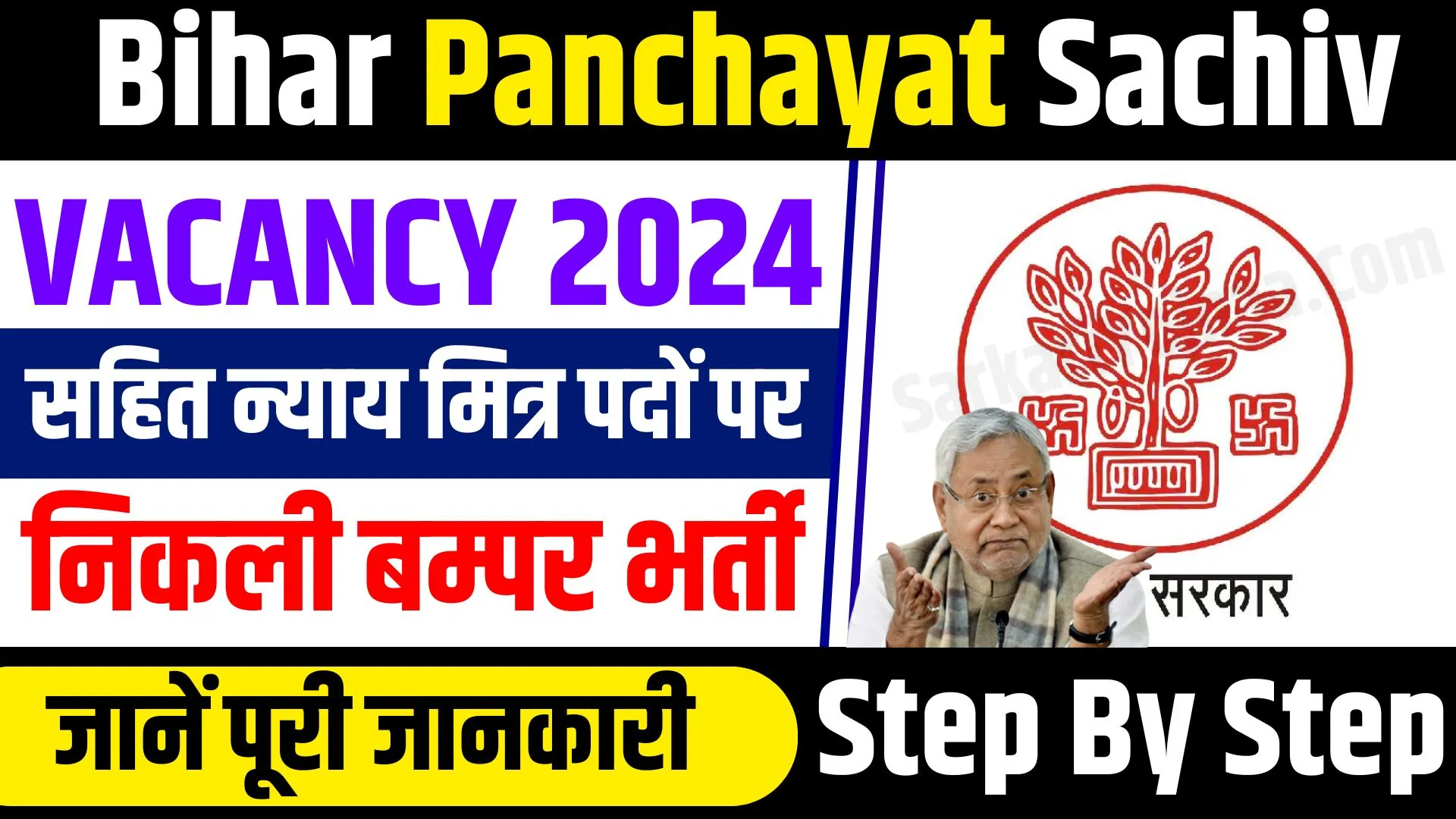 Bihar Panchayat Sachiv Vacancy 2024
